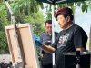 SBY Lukis Bengawan Solo di Jebres, Diiringi Lagu Koes Plus