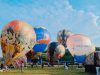 Festival Balon Udara di Solo Diserbu Ribuan Warga, 18 Balon Hiasi Alun-Alun Utara