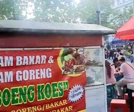Ayam Bakar Goreng Boeng Koes Temani Minggu Pagi di CFD Solo, Bumbu Meresap Tanpa Vetsin