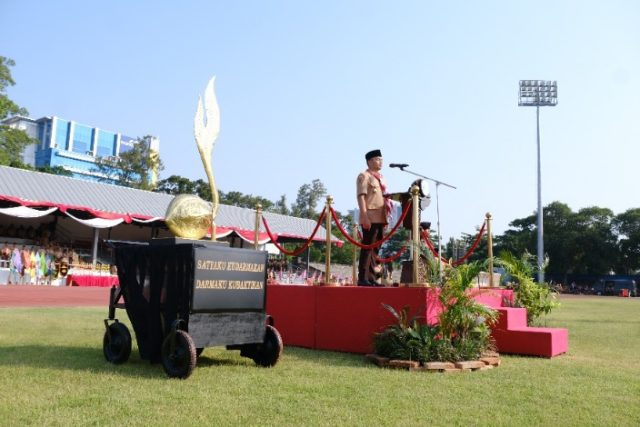 Hari Pramuka ke-65 di Solo, Generasi Muda Diminta Tak Hanya Andalkan Dunia Digital